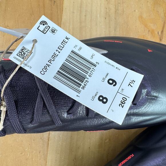 Adidas Copa Pure 2 Elite KT FG Mens Size 8 Soccer Cleats Vivid Horizon Pack NEW - Picture 8 of 9